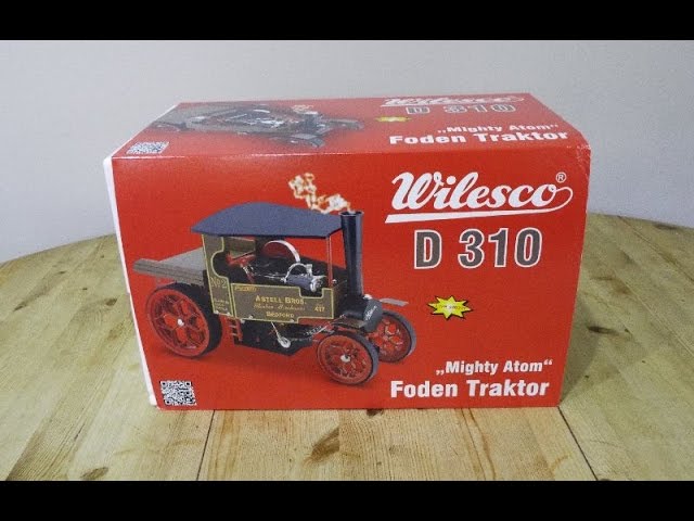 Wilesco D310 The Mighty Atom.  Un Boxing and first steam.