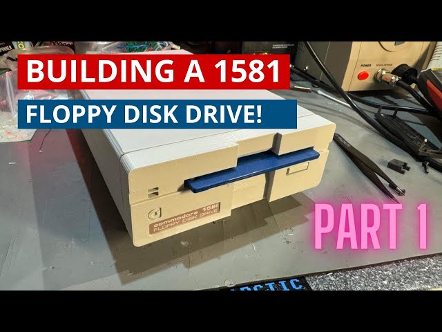 BUILDING a Commodore 1581 floppy disk drive replica - Part 1