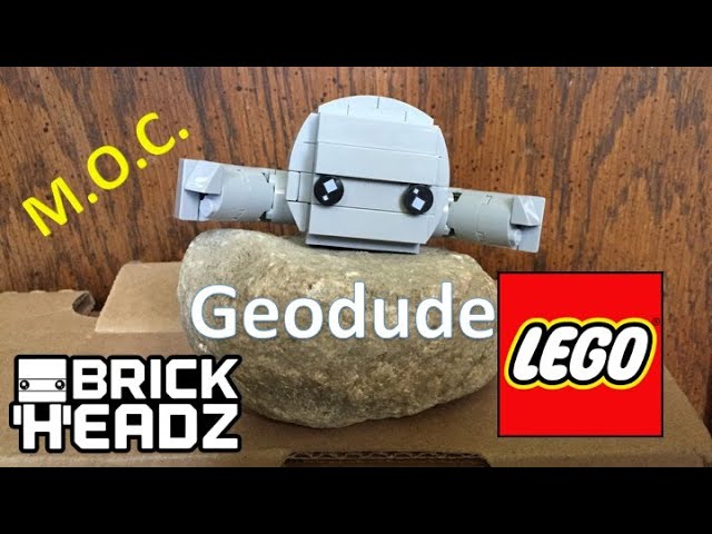How To Build A LEGO Pokemon Geodude BrickHeadz MOC