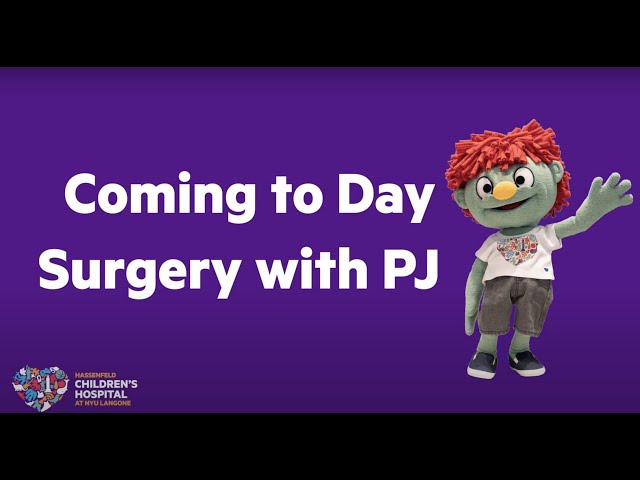 PJ the Puppet Helps Children Prepare for Surgery at Hassenfeld Children's Hospital at NYU Langone
