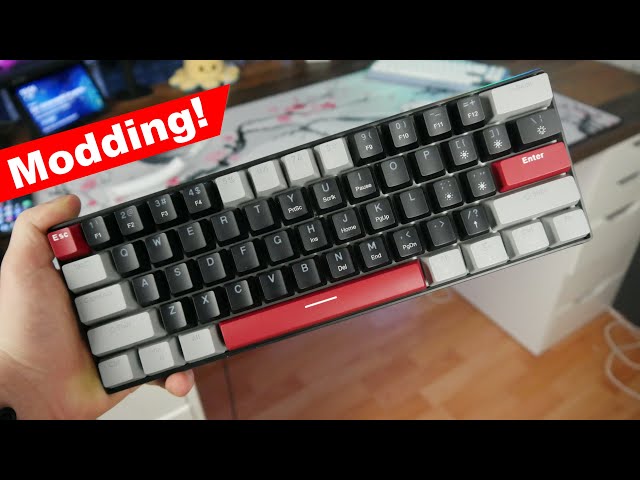 3€ Temu Tastatur Modden! Ultra low budget Keyboard modding - Was können wir noch rausholen?