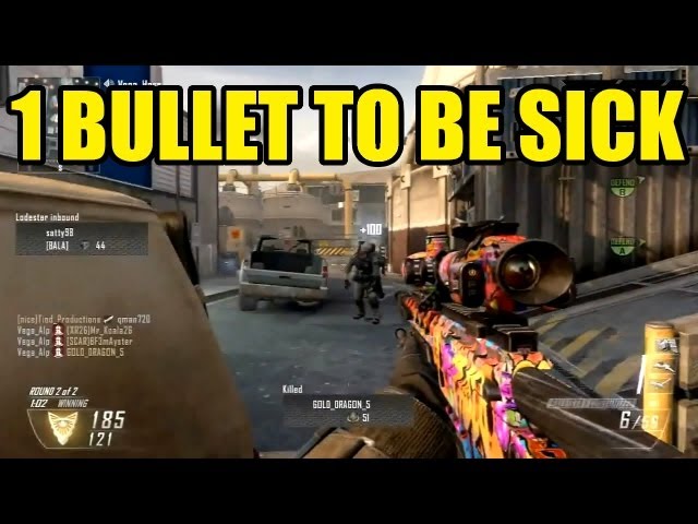 1 bullet to be sick #19 | Triple HS, quad, 5in1, triple FFA | Black ops 2 and MW3