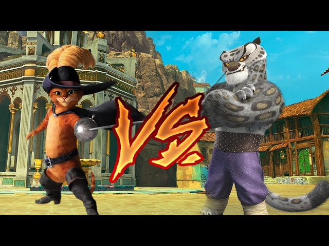 Puss in boots vs Tai lung Full Fight
