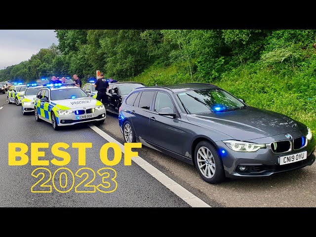 BEST OF 2023! - UK POLICE ACTION - Armed & Unmarked Police Cars Responding! 🇬🇧🏴󠁧󠁢󠁷󠁬󠁳󠁿