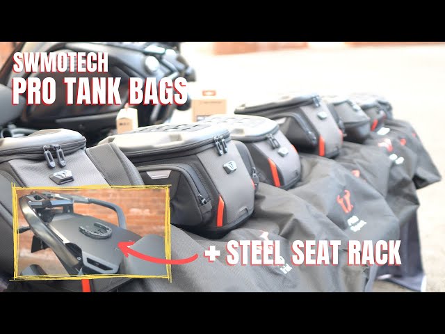 SWMOTECH PRO TANK BAGS & REAR STEEL RACK