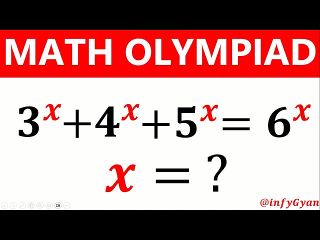 Solve Exponential Equations: How To Approach! | Olympiad Exam 2022