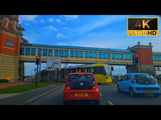 Trafford Centre to Manchester Driving 🚗 with relaxing music 🎶  / drive with me / Manchester 🐝