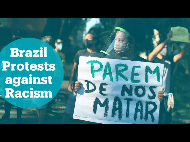 Anti-racism protest in Brazil turns violent