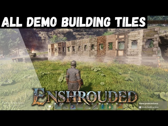 Enshrouded Tips | All Building Blocks available in the Demo