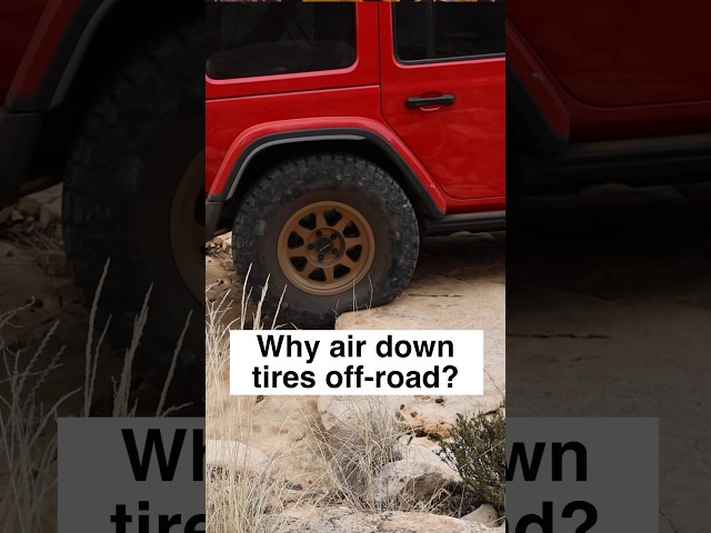 Why Air Down Your Tires Off-Road? #jeepwrangler