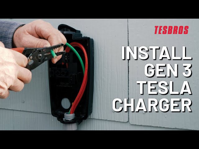 Step by Step Guide to Install Tesla Wall Connector (Gen 3) - TESBROS