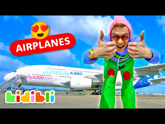Discover Airplanes for kids! | Educational Videos for Kids | Kidibli