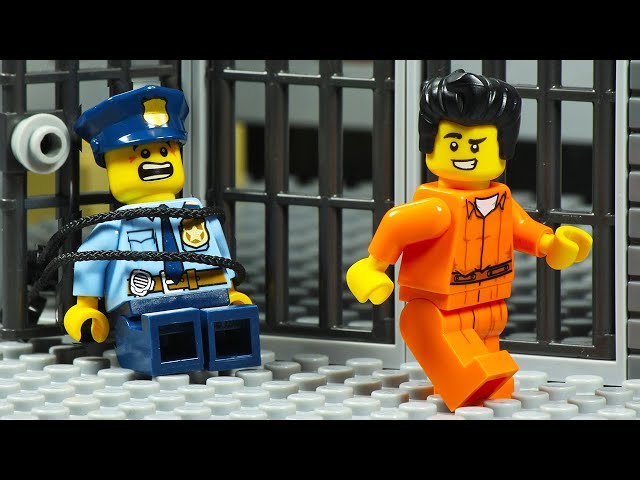 Lego City Prison Break Digging Secret Tunnel Prison Escape