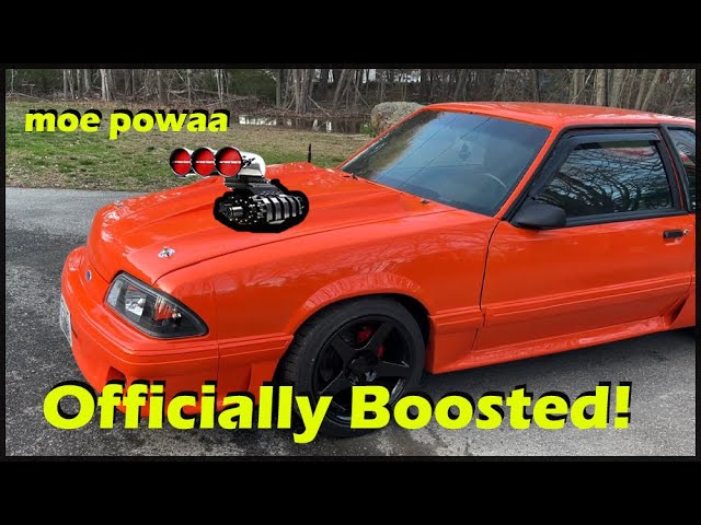 Foxbody Mustang GT 5.0L  Paxton / Vortech Supercharger Kit install - Part 2