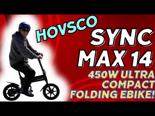 2024 NEW Compact and Budget Folding Ebike, Perfect for RV Trips - Hovsco Sync Max