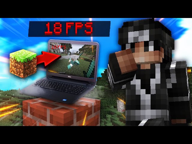 Playing Minecraft on a Low End Laptop...