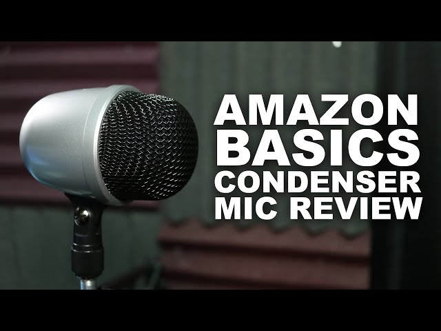 AmazonBasics Desktop Mini Condenser Microphone Review / Test