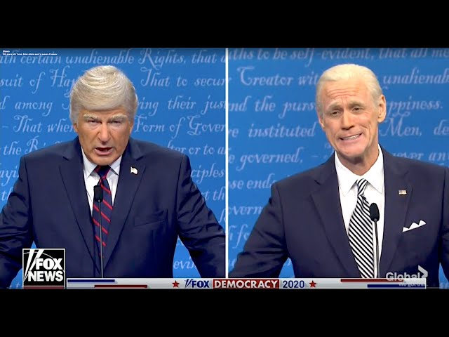FULL Trump - Biden Debate SNL Parody Jim Carrey and Alec Baldwin Video Link