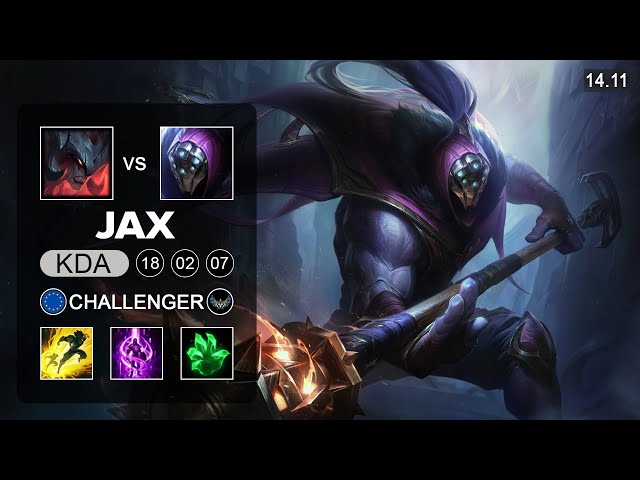 Jax vs Aatrox Top - EUW Challenger - Patch 14.11 Season 14