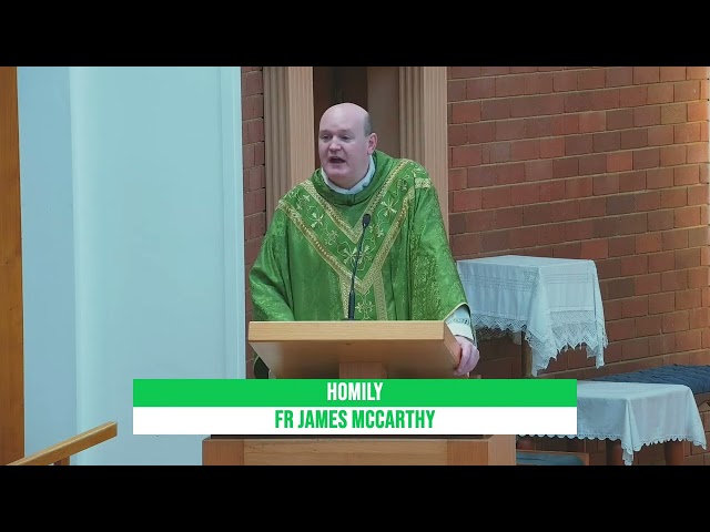 Homily of Fr James McCarthy for 19th Sunday in Ordinary Time, 7 August 2022  (8am)