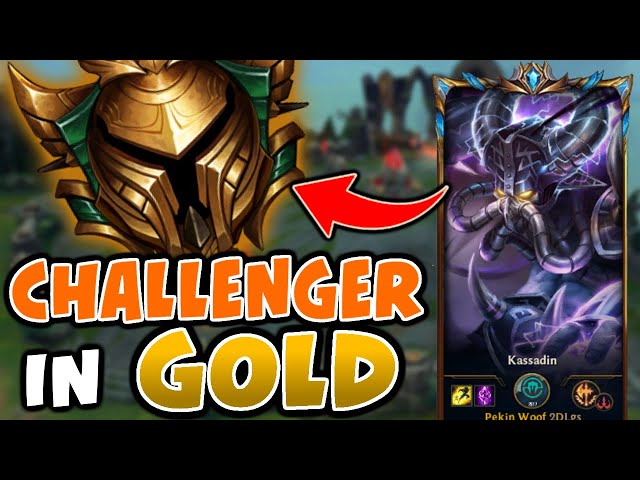 What happens when a TOP 100 CHALLENGER visits GOLD | Challenger Kassadin vs Gold Elo