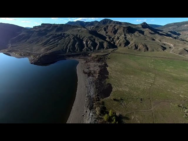 472. Beautiful Scenery above Paul Lake Valley and Paul Lake. Kamloops, Apr 22, 2024