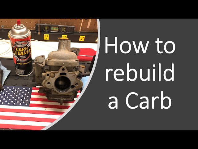 How to rebuild a carburetor!