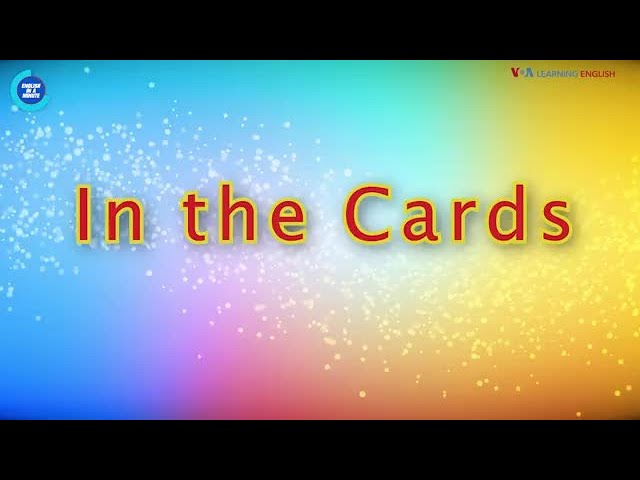 English in a Minute: In the Cards