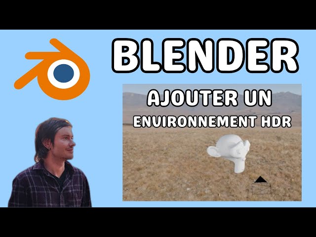 Blender ajouter un environnement HDR