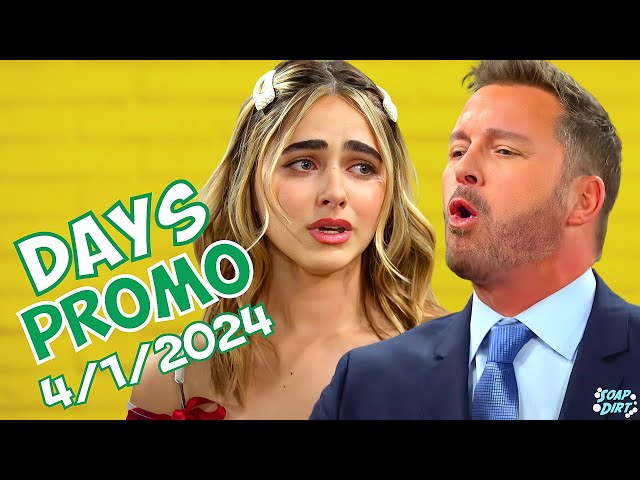 Days of our Lives Promo Week of April 1-5: Brady rages at Holly! #dool #daysofourlives