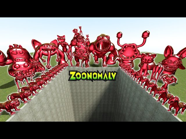 DESTROY RUBY ZOONOMALY MONSTERS FAMILY & MONSTERS POPPY PLAYTIME 3 in BIG HOLE - Garry's Mod