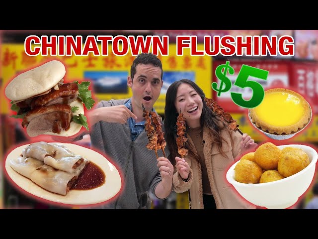 NEW YORK'S BEST CHEAP EATS? Chinatown Flushing, Queens Food Crawl!