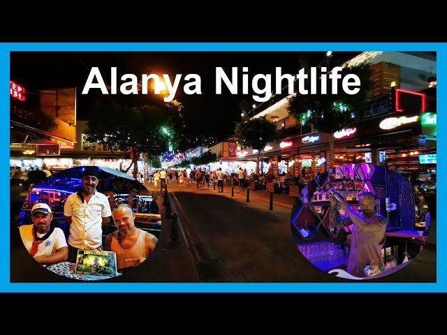 Nachtleben von Alanya, İch als Ticketverkaeufer, Barkeeper etc. ;-)