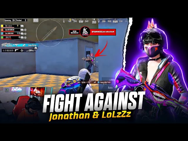 GodLike JONATHAN and LoLzZz Came in my Match & This Happen ! 🔱 BGMI - PUBG Mobile