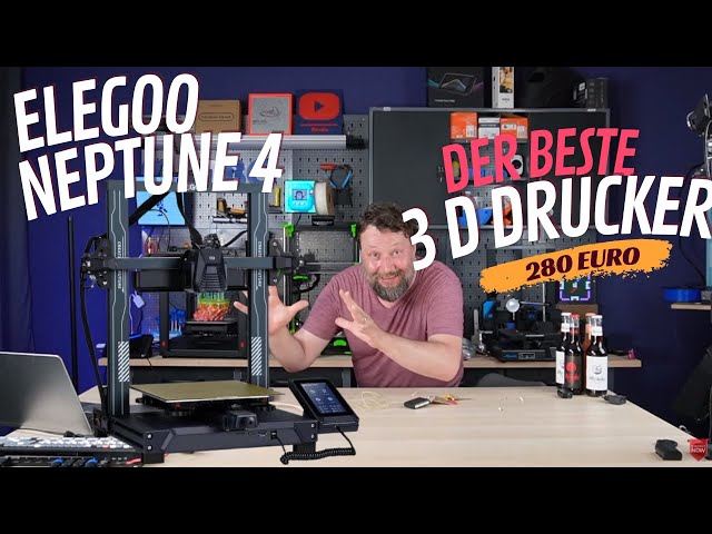 Live: Elegoo Neptune 4 ... Klipper, 500mm/s,  bester Drucker seiner Klasse? 280 EURO