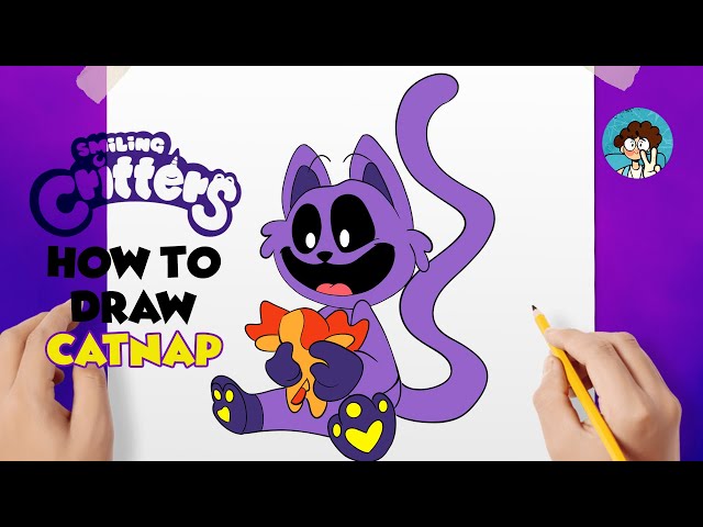 How to draw catnap from Smiling Critters II Poppy Playtime Chapter 3