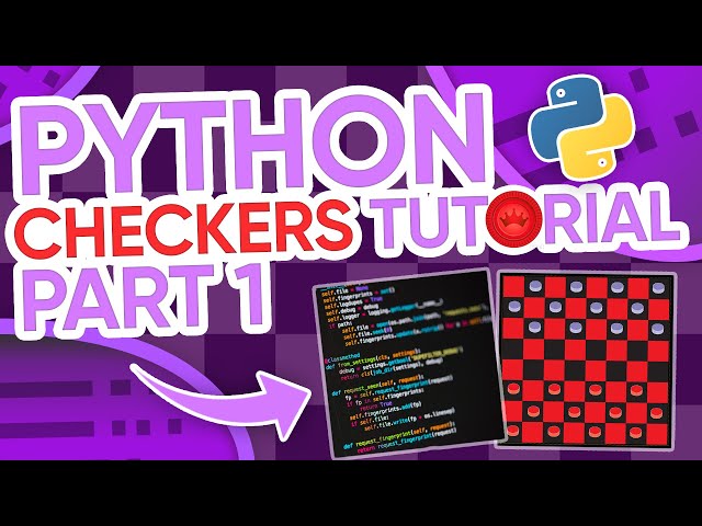 Python/Pygame Checkers Tutorial (Part 1) - Drawing the Board