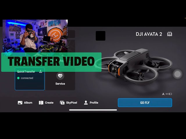how to download video from the AVATA 2, transfer video from the AVATA 2