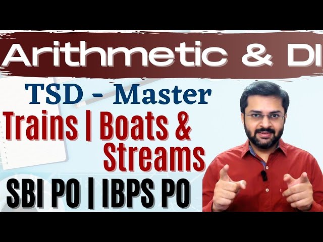 Time Speed & Distance - 3 | SBI PO 2017 Online Classes #DAY 42