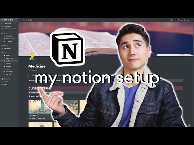 How I Use Notion to Organize My Life (Setup + Tour)