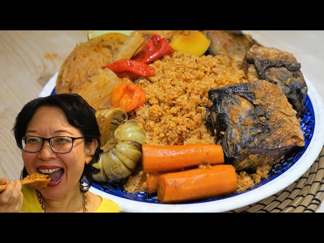 Thieboudienne:  Senegal's national dish - Red Rice With Fish And Vegetables