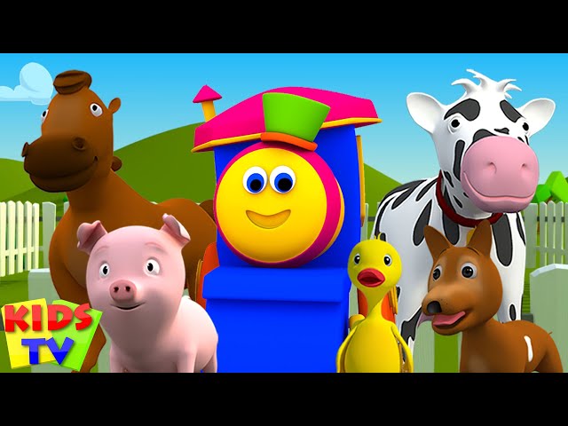 Bob The Train Went To The Farm + More Nursery Rhymes & Baby Songs