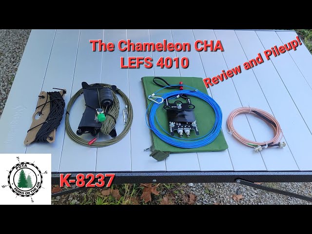 The Chameleon LEFS 4010 Antenna | Review and POTA! | K-8237 9/24/23