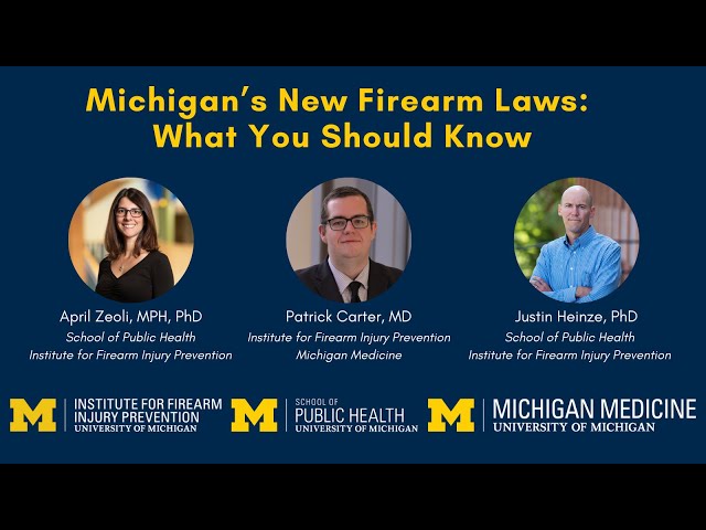Michigan’s New Firearm Laws: What You Should Know