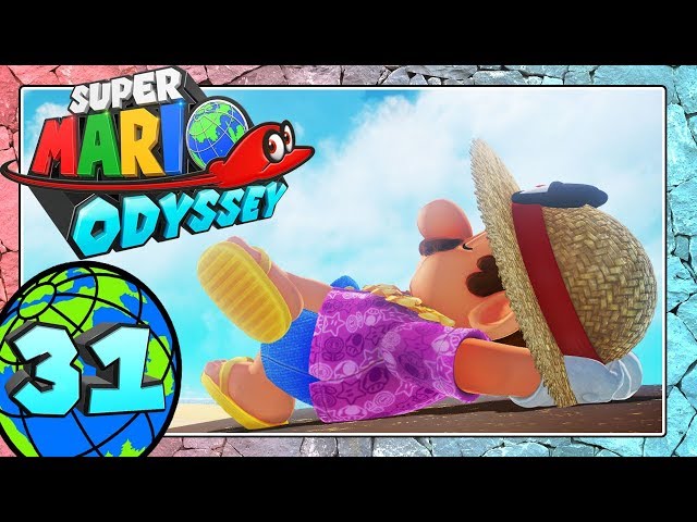 SUPER MARIO ODYSSEY Part 31: 100 volleyball throws at the beach
