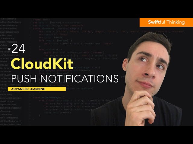 Send Push Notifications using CloudKit in SwiftUI | Advanced Learning #24