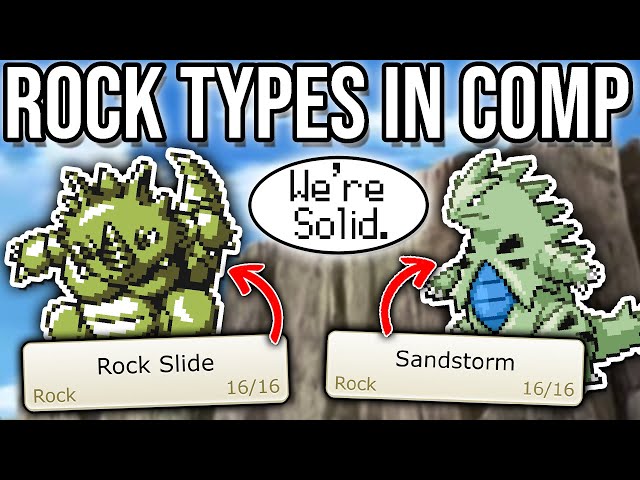Rock Types in Competitive Pokemon.