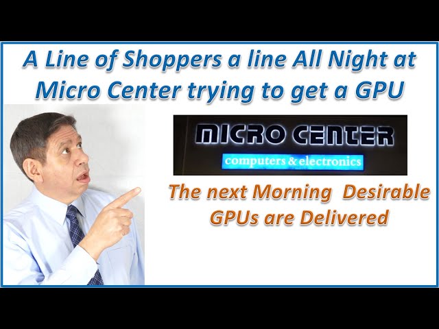 Visiting Micro Center Shoppers online overnight hoping to buy a new NVIDIA 3000 Series GPU