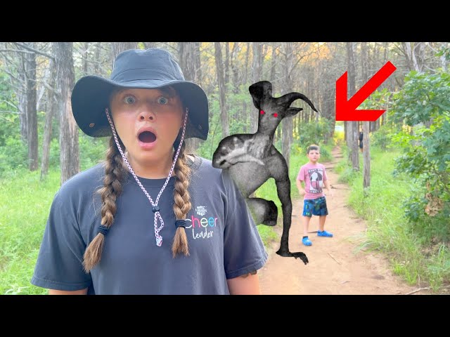 GOATMAN! Aubrey & Caleb SEARCH for GOAT MAN in the PARALLEL FOREST