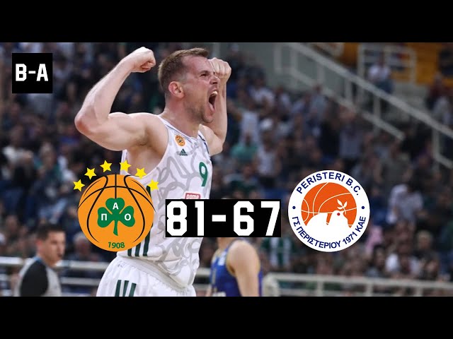 Panathinaikos - Peristeri 81-67 | Full Highlights | Basket League Game 5 | 30.05.2023